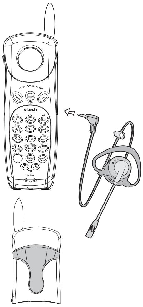 VTECH VT 2458 - Headset Operation - 1