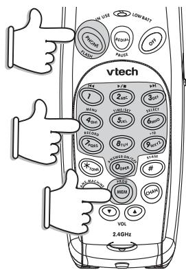 VTECH VT 2458 - To Change or Replace a Speed Dial Number - 3