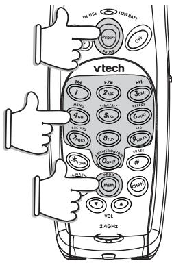 VTECH VT 2458 - The Page Feature - 2
