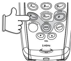 VTECH VT 2458 - Turning Off the Ringer - 2