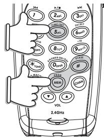 VTECH VT 2458 - Turning Off the Ringer - 5