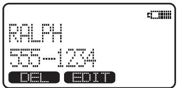 VTECH VT 2656 - To Delete a Number/Name: - 2