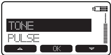 VTECH VT 2656 - Tone/Pulse Selection (preset to TONE) - 4