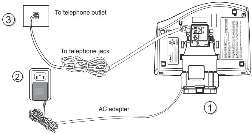 VTECH VT 2656 - Checking for dial tone - 1