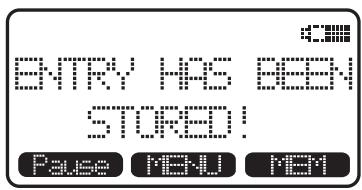 VTECH VT 2656 - To Store a Number/Name: - 4