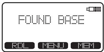 VTECH VT 2656 - Enter Base ID Code - 4