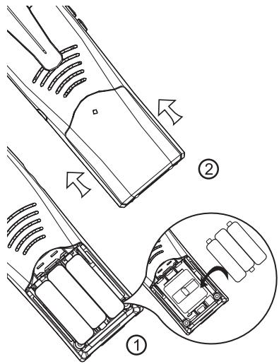 VTECH VT 5825 - Installation of Battery Cells in Handset - 1