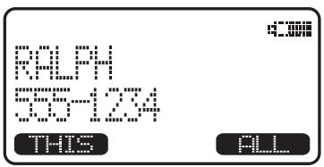 VTECH VT 5881 - To Delete a Number/Name: - 7