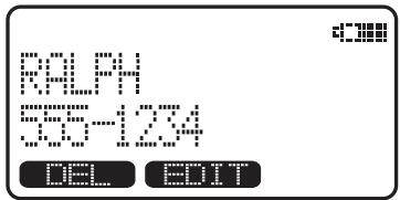VTECH VT 5881 - To Delete a Number/Name: - 6