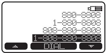 VTECH VT 5881 - Dialing from Caller ID - 4