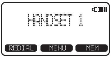 VTECH VT 5881 - From the Handset: - 1