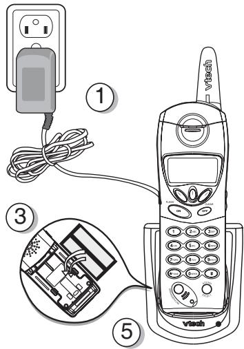 VTECH VT 5881 - Registration and Operation Of The VTech VT 5820 Accessory Handset - 5