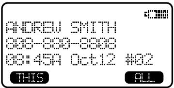 VTECH VT 5881 - Deleting CID Records - 1