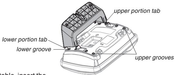 VTECH IA5878 - Wall mounting bracket installation (optional) - 2