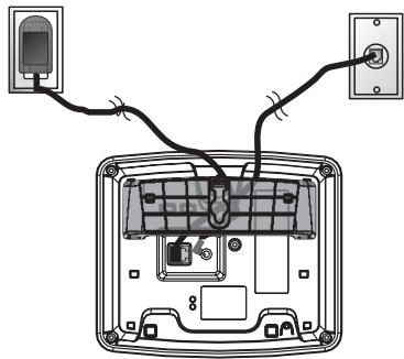 VTECH IA5882 - Connect power and telephone line cords - 1