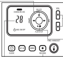 VTECH IA5882 - Delete messages - 1