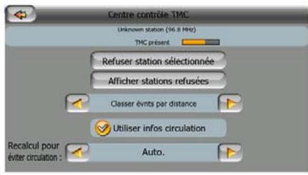 MIO C520T - Afficher stations refusées - 1