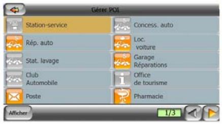 MIO C520T - Gérer la visibilité des pois intégrés - 2