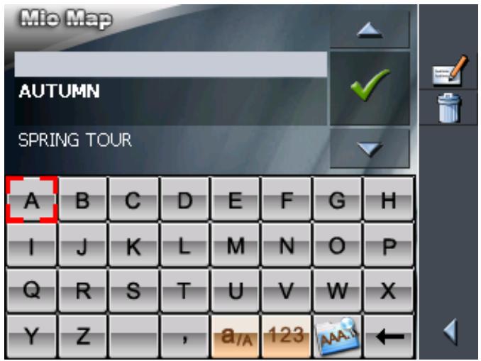 MIO MAP 2.0 - Load itinerary - 2