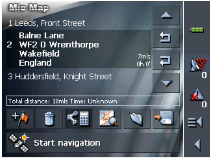 MIO MAP 2.0 - Calculating the linear distance - 5