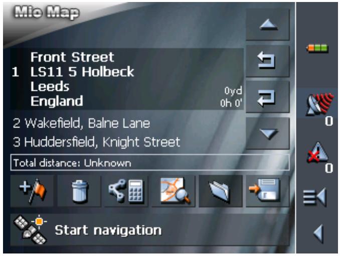 MIO MAP 2.0 - Indicating route points - 5