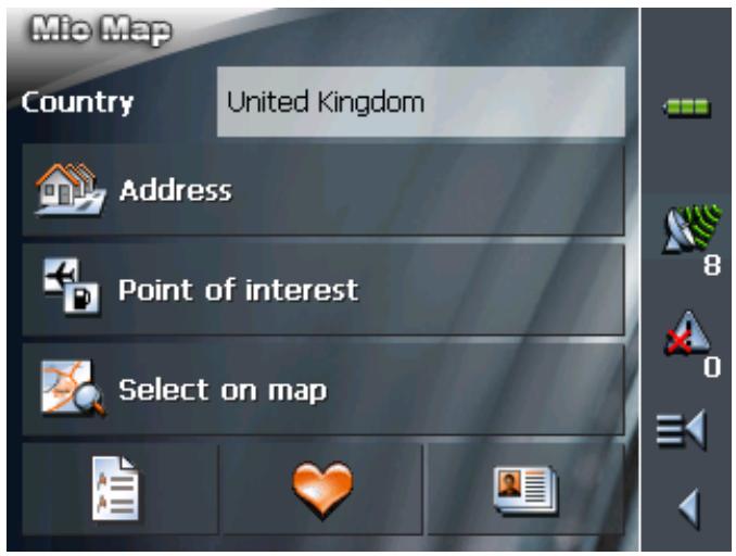 MIO MAP 2.0 - Indicating destinations on the map - 2