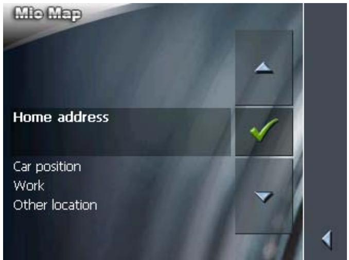 MIO MAP 2.0 - Saving the current position - 3