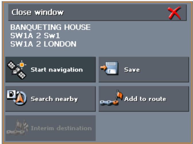 MIO MAP 2.0 - Indicating destinations on the map - 6