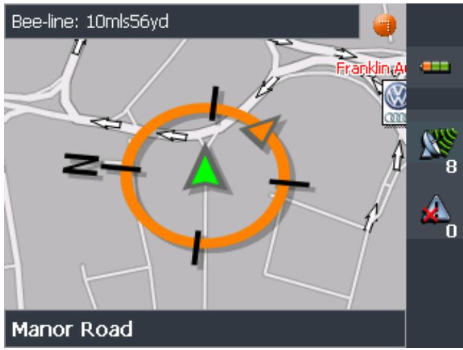 MIO MAP 2.0 - Tap Start navigation. - 2