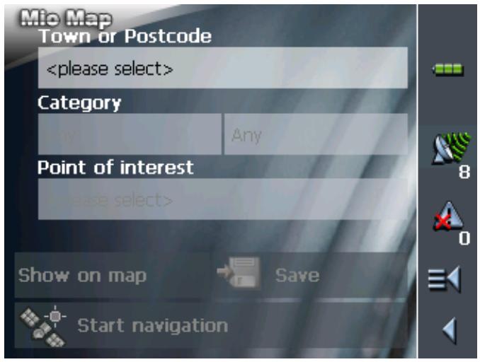 MIO MAP 2.0 - Point of interest in a certain town - 6