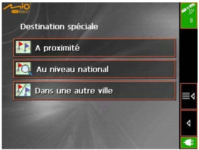 MIO 268 - Sélectionner une destination spéciale - 2
