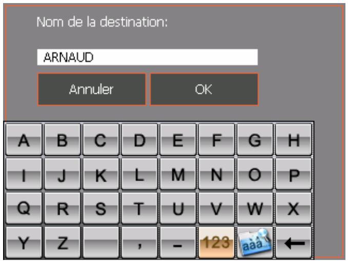 MIO 268 - Enregistrer une destination - 2