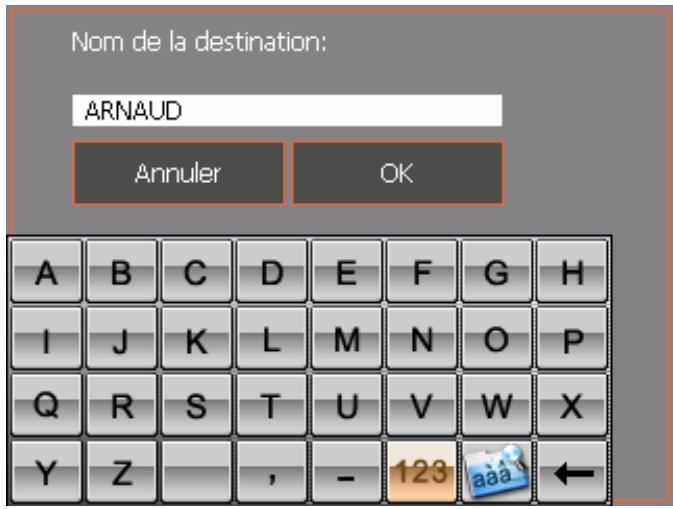 MIO 268 - Enregistrer une destination - 2