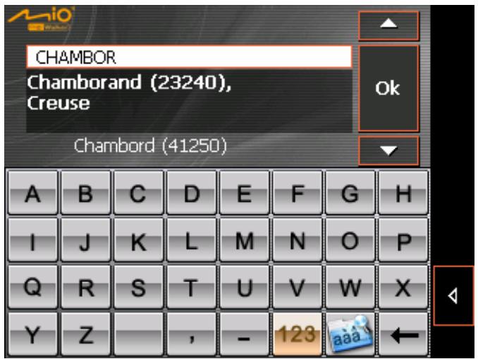 MIO 268 - Tapez sur OK. - 1