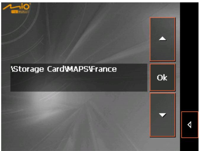 MIO 268 - Sélectionner la carte - 1