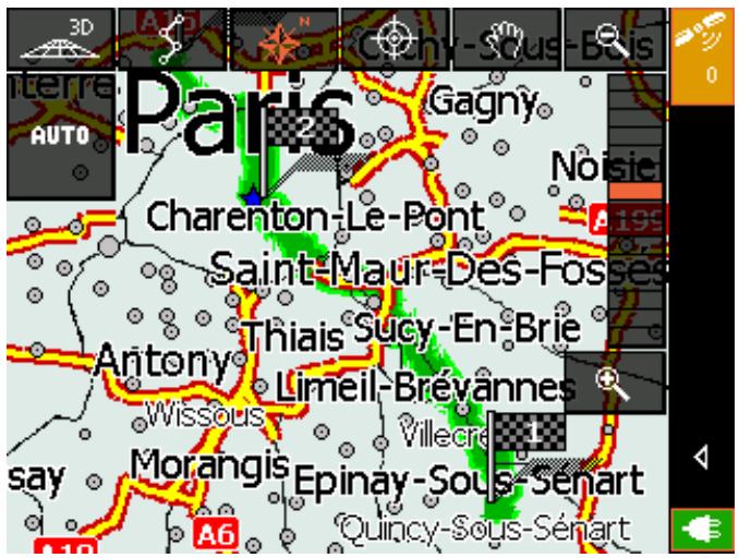 MIO 268 - Afficher l'itinéraire sur la carte - 2
