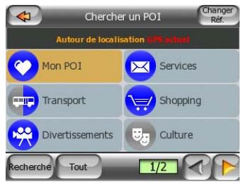 MIO A501 - Chercher un POI - 2