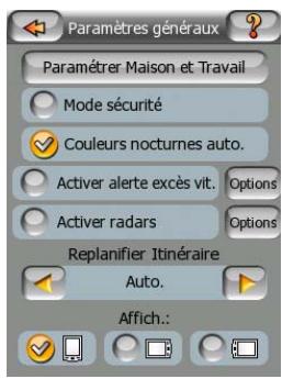 MIO A501 - Paramètres généraux - 1