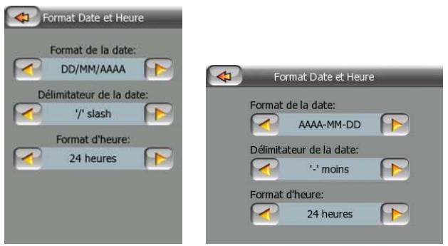 MIO A501 - Format Date et Heure - 1