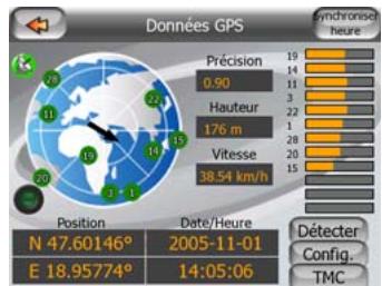 MIO A501 - Écran des Données GPS - 2