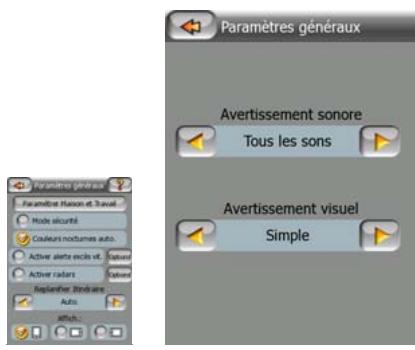 MIO A501 - Modifier des paramètres de l'advertisement de radars - 1