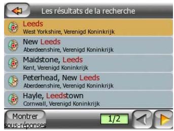 MIO A501 - Sélectionner une nouvelle localité - 3