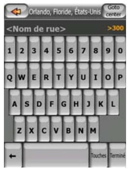 MIO A501 - Sélectionner une rue ou le centre de la localité - 1