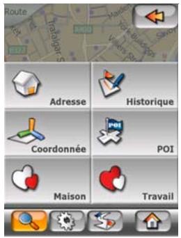 MIO A501 - Avec le menu Chercher - 1