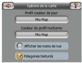 MIO A501 - Options de la carte - 2