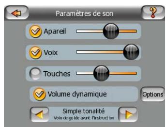 MIO A501 - Paramètres son - 2