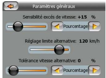 MIO A501 - Options excès vitesse - 2