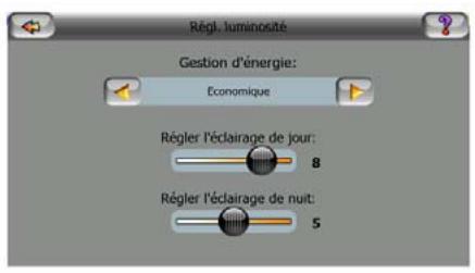 MIO C320 - Paramètres du rétroéclairage - 1