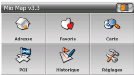 MIO C320 - Menu principal - 1