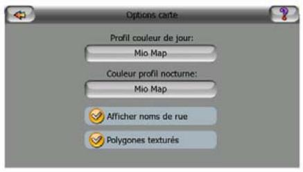 MIO C320 - Options de la carte - 1